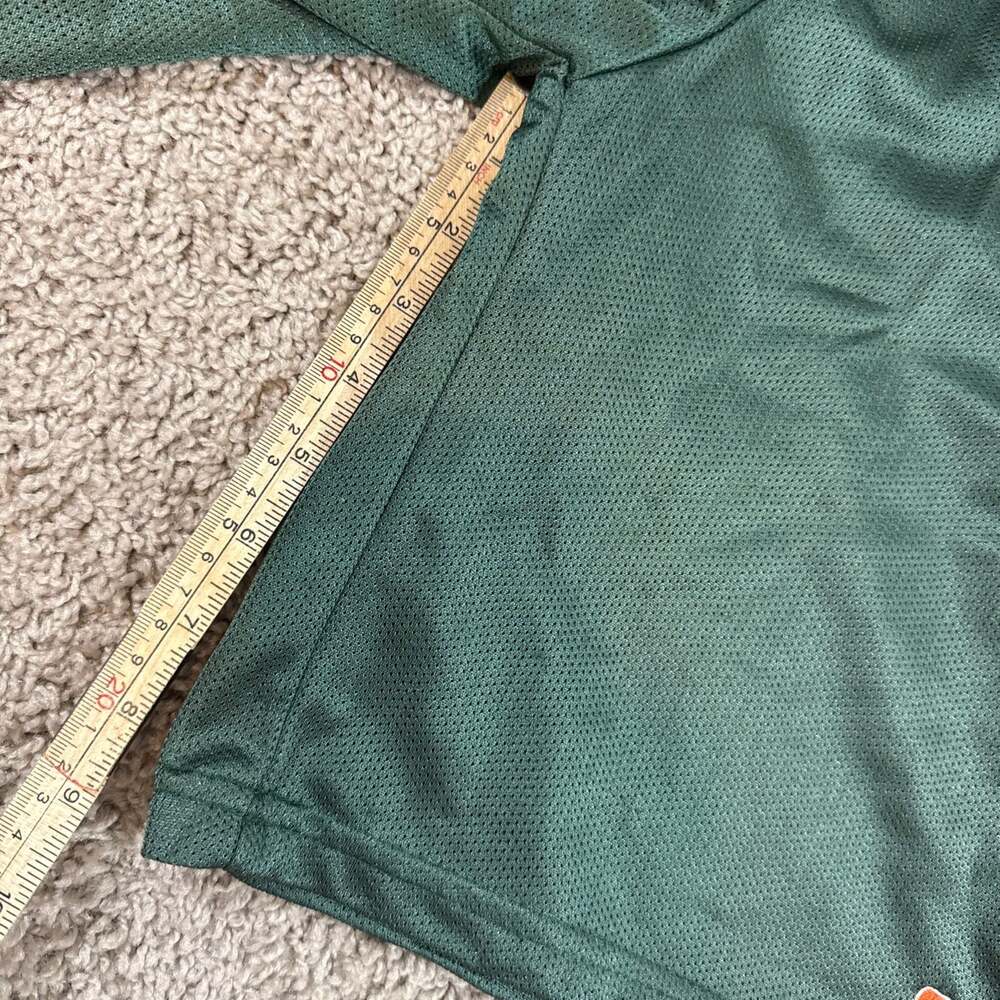 Miami Hurricanes Shorts Youth 16/18 (Mens XS) Green Mesh NCAA Athletic Logo EUC - Picture 3 of 9